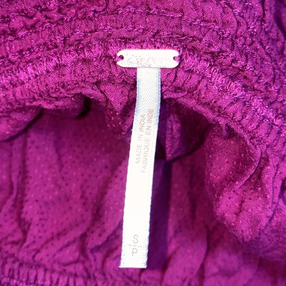 FREE PEOPLE OFF THE SHOULDER TIERED LONG SLEEVE BOHO CHIC BLOUSE - Picture 4 of 4